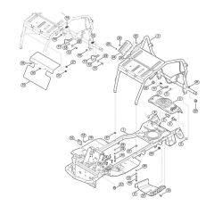 Frame for Stihl/Viking MR 4082.2