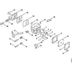 Carburetor WA-99 for Stihl 009