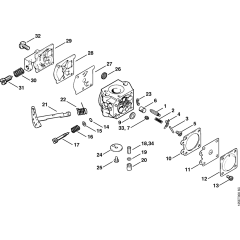 Carburetor for Stihl 009