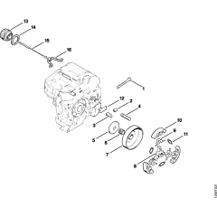 Clutch Assembly for Stihl 009
