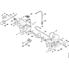 Crankcase Assembly for Stihl 009