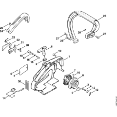 Rewind Starter for Stihl 009