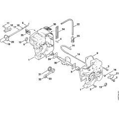 Crankcase Assembly for Stihl 010 011