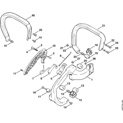 Handle AVT Assembly for Stihl Chainsaws