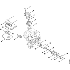 Air Filter, Oil Pump for Stihl 012