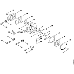 Carburetor C1S-S1 for Stihl 012