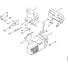 Chain Brake Assembly for Stihl 012