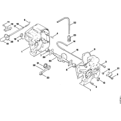 Crankcase Assembly for Stihl 012