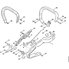 Handle Assembly for Stihl 012