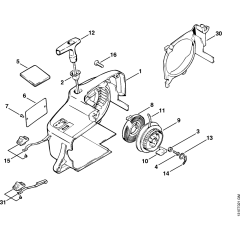 Rewind Starter for Stihl 012