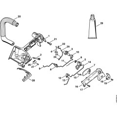 Handle Housing for Stihl 020 020T