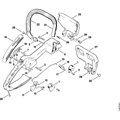 Handle Assembly for Stihl 020