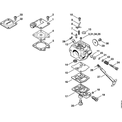 Carburetor for Stihl 026