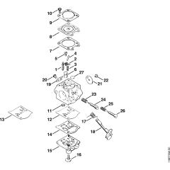 Carburetor WT-16 for Stihl 028