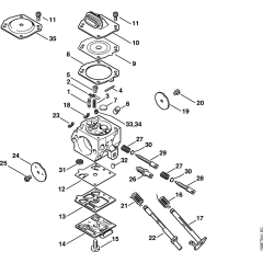 Carburetor HD-19 Assembly