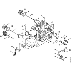 Motor Housing for Stihl 029 039