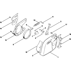 Chain Brake & Sprocket Cover
