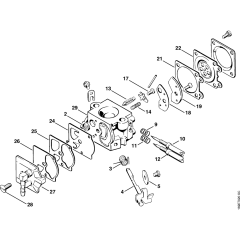 Carburetor WA-49 for Stihl 032