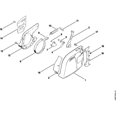 Chain Brake Assembly for Stihl 032