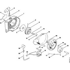 Fan Housing & Points Assembly