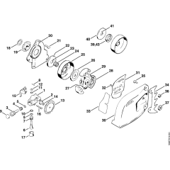 Oil Pump & Clutch for Stihl 032