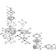 Carburetor C3A-S31 Assembly