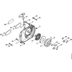 Rewind Starter for Stihl 034