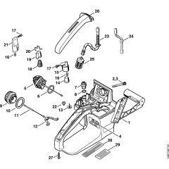 Tank Housing for Stihl 034