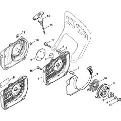 Rewind Starter for Stihl 036QS