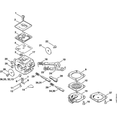 Carburetor C3A-S31 Assembly