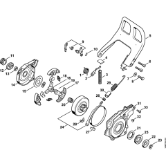 Clutch & Chain Brake for Stihl 036QS