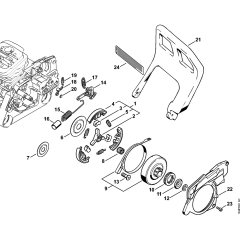 Clutch & Chain Brake for Stihl 036QS