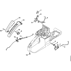 Throttle Control for Stihl 036QS