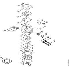 Carburetor Bing 48A125 Assembly