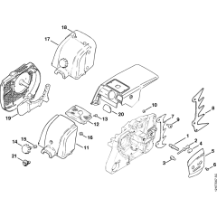 Chain Tensioner & Carburetor Cover