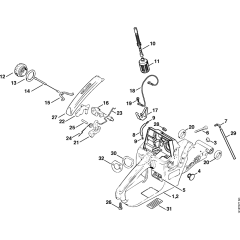 Tank Housing for Stihl 038