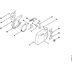 Chain Brake Assembly for Stihl 041AV