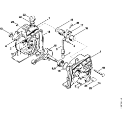 Crankcase Assembly for Stihl 041AV