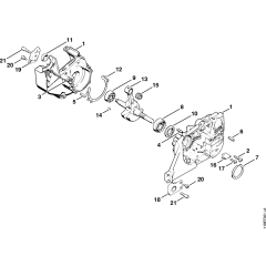 Crankcase Assembly for Stihl 042AV