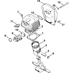 Cylinder, Muffler Assembly