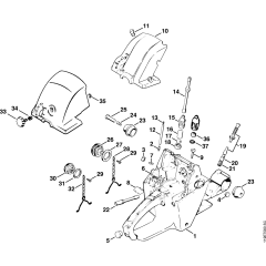 Tank Housing for Stihl 042AV