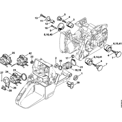AV System for Stihl 044