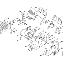 Chain Brake & Sprocket Cover