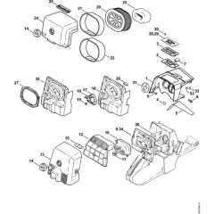Shroud & Air Filter for Stihl 044