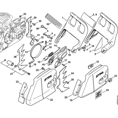 Chain Brake & Sprocket Cover