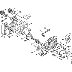Crankcase & Crankshaft Assembly