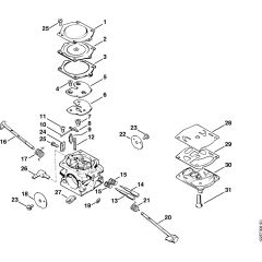 Carburetor Assembly for Stihl 048
