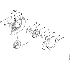 Rewind Starter for Stihl 048
