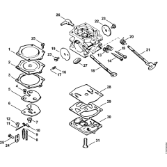 Carburetor for Stihl 050 051