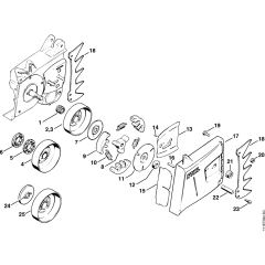 Clutch & Sprocket Cover Assembly